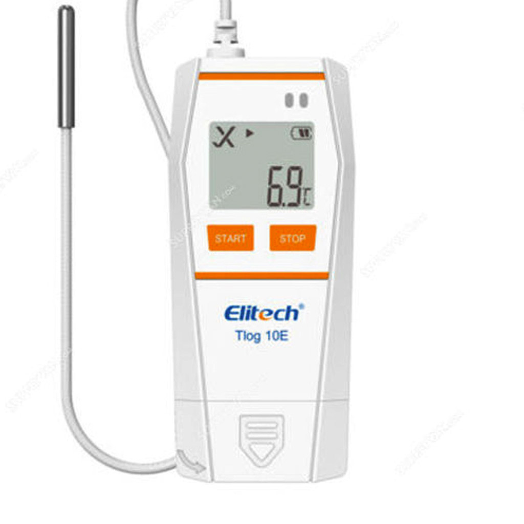 Elitech Tlog 10E temperature data logger with external probe