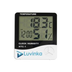 Luvinka HTC-1 clock and digital thermohygrometer