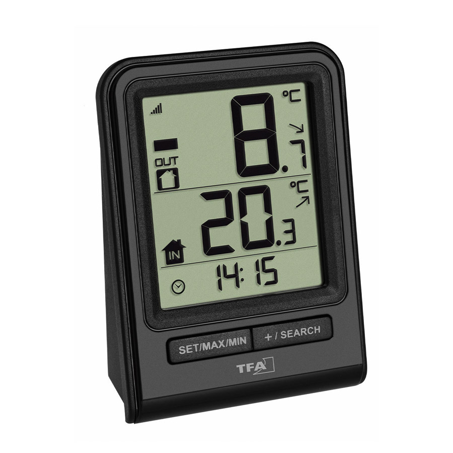 TFA 30.3063 wireless indoor outdoor thermometer