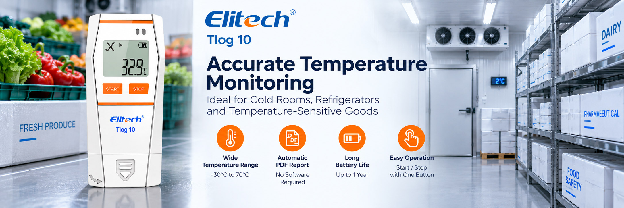 Elitech Tlog 10 Temperature Data Logger