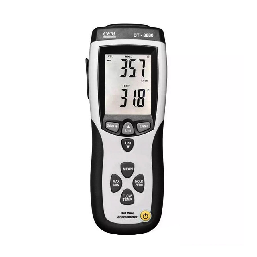 cem dt-8880 hot wire thermo-anemometer
