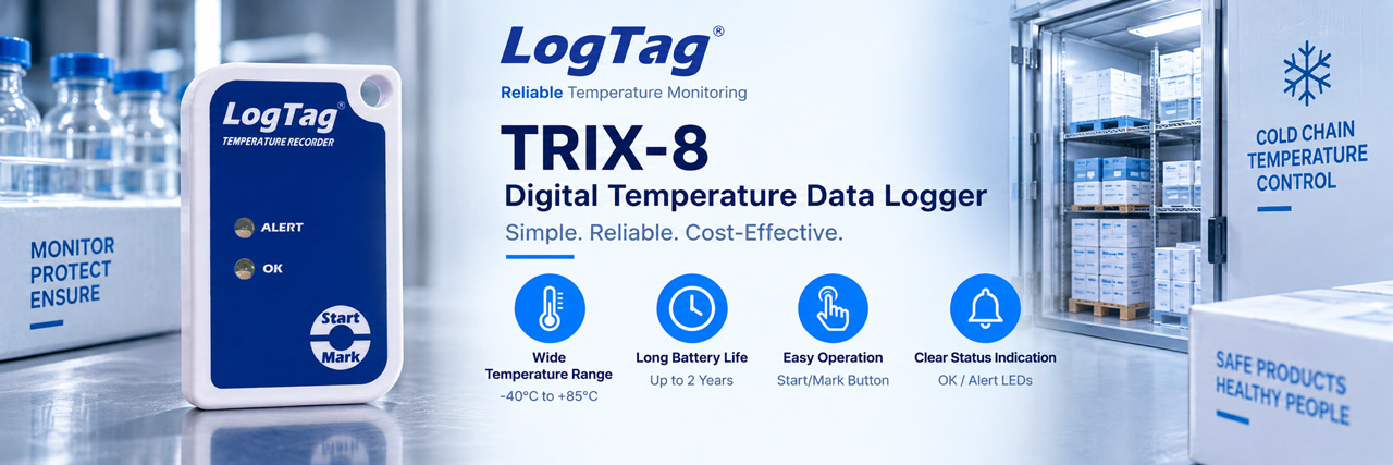 LogTag Trix-8 temperature data logger