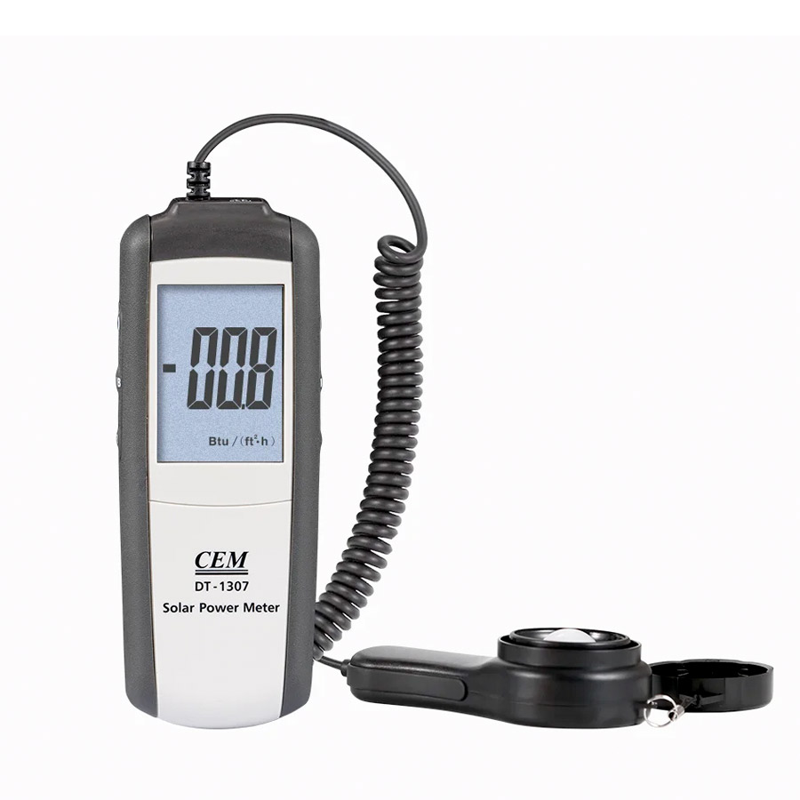 Cem DT-1307 solar power tester
